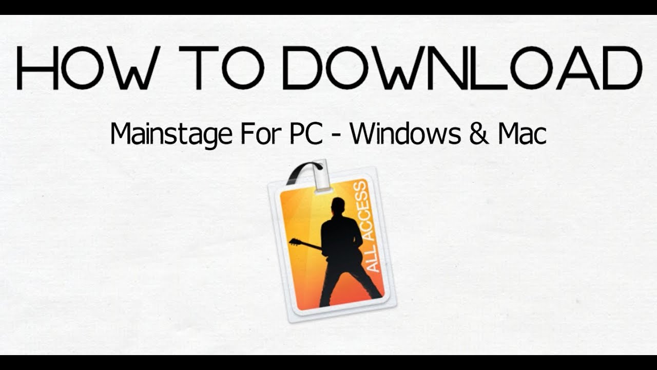free for mac download MainStage 3